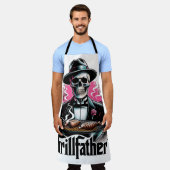 Het Grillfather Schort (Gedragen)