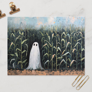 Het grillige Spookmaïsgebied Schilderen Briefkaart