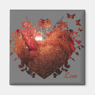 Het groeiende hart van de liefde magneet! magneet