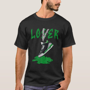 Het groene 3S T-shirt van de pine aan gelijke Love
