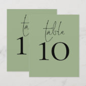 Het Groene Aantal van de Lijst van de Bieden van h (Voorkant / Achterkant)