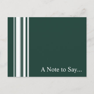 Het groene Briefkaart van Strepen