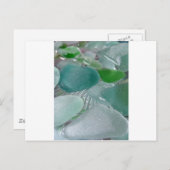 Het groene Glas van het Zee van Trillingen Groene Briefkaart (Voorkant / Achterkant)