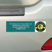 HET GROENE HORNETNIEUWS BUMPERSTICKER (Op auto)