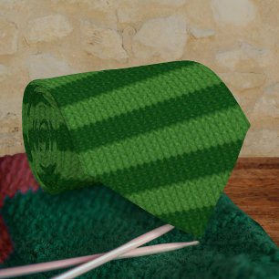 Het Groene Knit Effect van Xmas - de Strijd van de Stropdas
