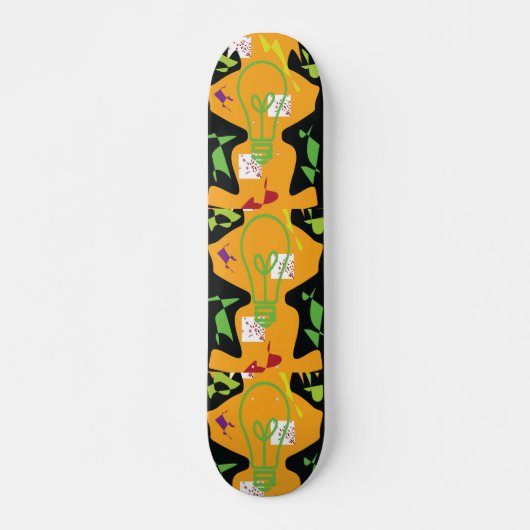 Het groene licht skateboard (Voorkant)
