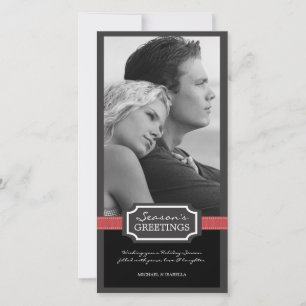 Het groene lintje van de feestdag Elegance Seizoen Feestdagenkaart