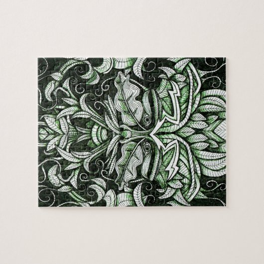 Het groene Man Legpuzzel (Horizontaal)