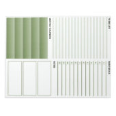 Het groene Notitieblok van de Lijst van de Incredi (Voorkant)