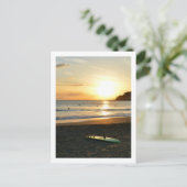 Het groene surfbord: Japan Briefkaart (Staand voorkant)