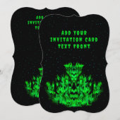 Het groene Vlammonster in De Sterrenhemel Kaart (Voorkant / Achterkant)