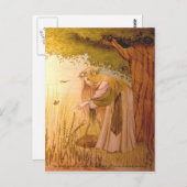 'Het groene 'WItch'-briefkaart Briefkaart (Voorkant / Achterkant)