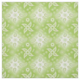 Het groene zomerpatroon van Paisley. Stof