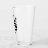Het Groomsman-voorstel Khug om Funny Beer goed te Glas (Links)