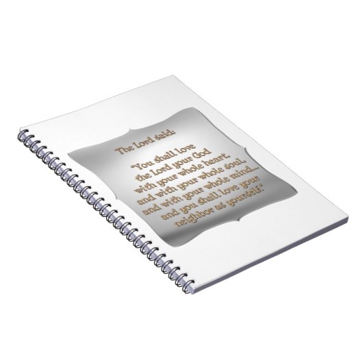 Het grootste gebod notitieboek (Rechterzijde)