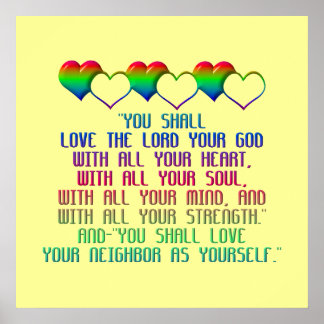 Het grootste gebod poster