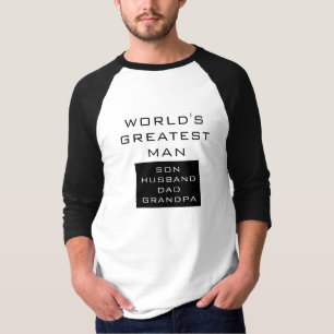 Het grootste Man ter wereld - Zoon, echtgenoot, va T-shirt