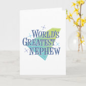 Het grootste Nephew ter wereld Kaart (Gele Bloem)