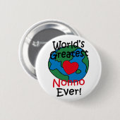 Het grootste non-no-hart ter wereld ronde button 5,7 cm (Voorkant /achterkant)