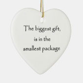 Het grootste ornament met cadeau-hart (Rechts)