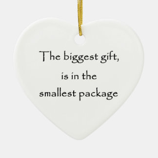Het grootste ornament met cadeau-hart