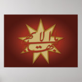 Het grootste Poster van de Naam (Voorkant)