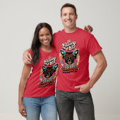 Het Groovy Cat meisje T-shirt (Unisex)