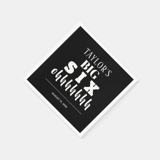 Het GROTE 60ste verjaardagsfeestje Servet (Hoek)