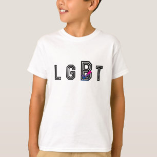 Het grote B LGBT Bisexual Visibility Shirt