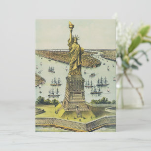 Het grote Bartholdi-beeld, Vrijheidsbeeld Kaart