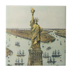 Het grote Bartholdi-beeld, Vrijheidsbeeld Tegeltje