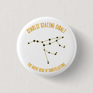 Het Grote Beer Ronde Button 3,2 Cm