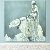 "Het grote Beer" van Marjorie Miller Canvas Afdruk (Insitu (Houten vloer))