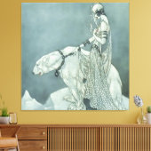 "Het grote Beer" van Marjorie Miller Canvas Afdruk (Insitu (Woonkamer))