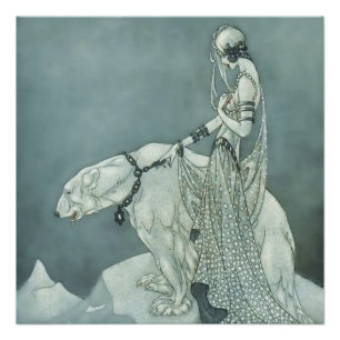 "Het grote Beer" van Marjorie Miller Perfect Poster