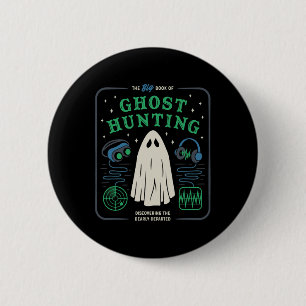 Het grote boek van Ghost Hunting Funny Halloween Ronde Button 5,7 Cm