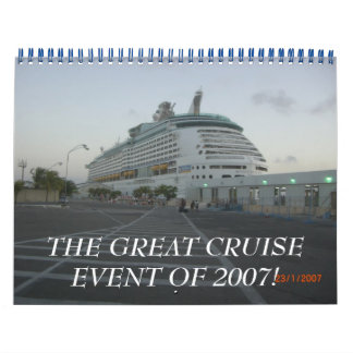 HET GROTE CRUISE GEBEURTENIS VAN 2007! KALENDER