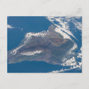 Het grote eiland Hawaï en zijn bergen Briefkaart