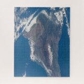 Het grote eiland Hawaï en zijn bergen Legpuzzel (Verticaal)