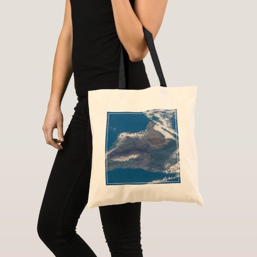 Het grote eiland Hawaï en zijn bergen Tote Bag (Voorkant (product))