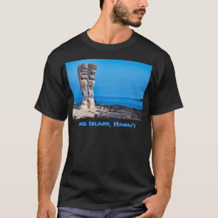 Het grote eiland Hawaii, Tikis in het Paradijs T-shirt