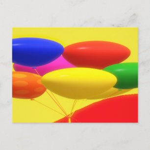 Het grote feest begint hier laat vieren briefkaart