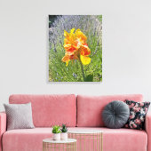 Het grote geel. canvas afdruk (Insitu (Woonkamer))