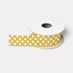 Het grote Goud van het Ontwerp Polkadotted Lint