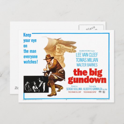 HET GROTE GUNDOWN BRIEFKAART (Voorkant / Achterkant)