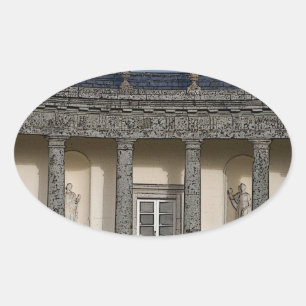 Het Grote Huis Ovale Sticker
