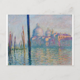 Het grote Kanaal in Venetië 01 door Claude Monet Briefkaart