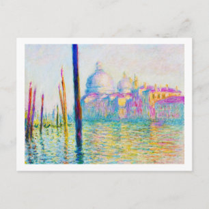 Het Grote Kanaal in Venetië Claude Monet Briefkaart