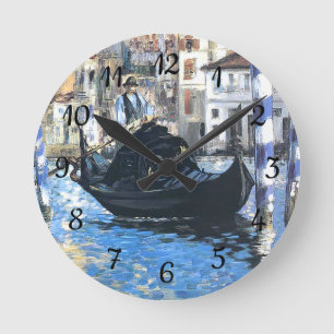 Het grote kanaal van Venetië Edouard Manet Round C Ronde Klok