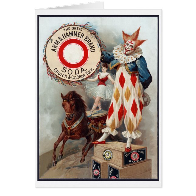 Het grote merk Arm & Hammer, soda, c. 1900 (Voorkant)